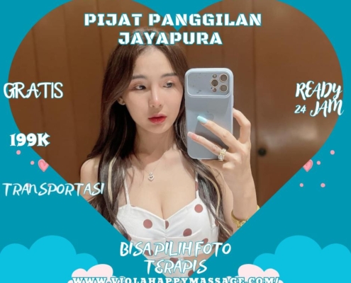 "Terapis ViolaHappyMassage.com memberikan layanan massage panggilan Jayapura yang profesional dan menenangkan."
